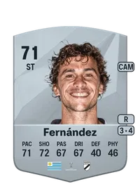 Sebastián Fernández Common 71 Overall Rating