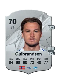 Fredrik Gulbrandsen Rare 70 Overall Rating