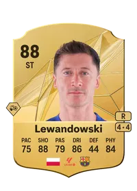 Robert Lewandowski Rare 88 Overall Rating