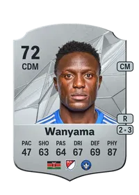 Victor Wanyama Rare 72 Overall Rating