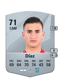 Mauro Díaz Common 71 Overall Rating