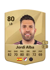 Jordi Alba Common 80 Overall Rating