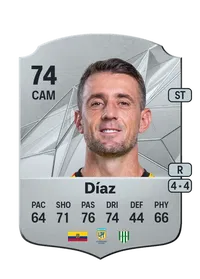 Damián Díaz Rare 74 Overall Rating