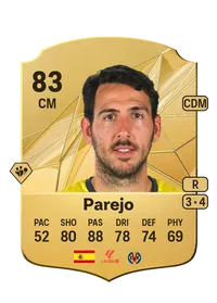 Parejo Rare 83 Overall Rating