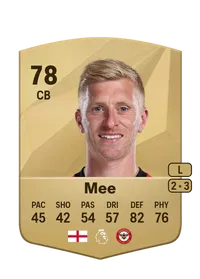 Ben Mee Common 78 Overall Rating