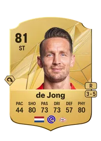 Luuk de Jong Rare 81 Overall Rating