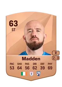 Paddy Madden Common 63 Overall Rating