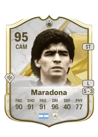 Diego Armando Maradona Icon 95 Overall Rating