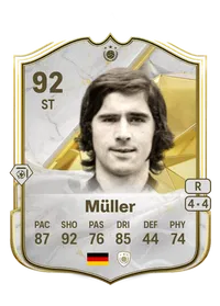 Gerd Müller Icon 92 Overall Rating