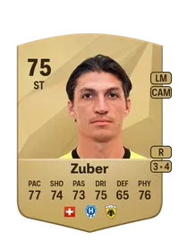 Steven Zuber Common 75 Overall Rating