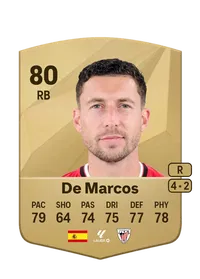 De Marcos Common 80 Overall Rating