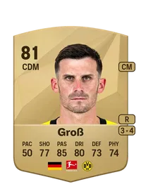 Pascal Groß Common 81 Overall Rating