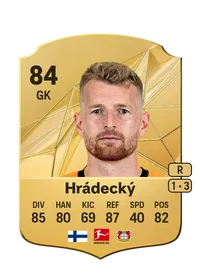 Lukáš Hrádecký Rare 84 Overall Rating