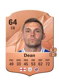 Harlee Dean Rare 64 Overall Rating