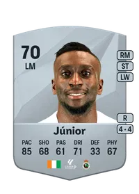 Lago Júnior Common 70 Overall Rating