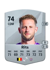 Mats Rits Common 74 Overall Rating