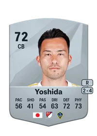 Maya Yoshida Common 72 Overall Rating