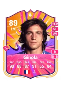 David Ginola UT Heroes 89 Overall Rating