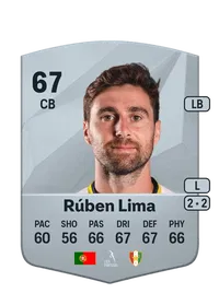 Rúben Lima Common 67 Overall Rating