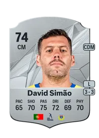 David Simão Rare 74 Overall Rating