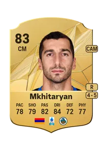 Henrikh Mkhitaryan Rare 83 Overall Rating