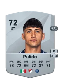 Alan Pulido Common 72 Overall Rating