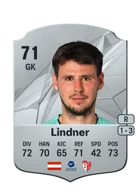 Heinz Lindner Rare 71 Overall Rating