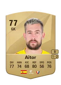 Aitor Common 77 Overall Rating