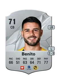 Loris Benito Rare 71 Overall Rating