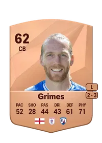 Jamie Grimes Common 62 Overall Rating