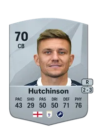 Shaun Hutchinson Common 70 Overall Rating