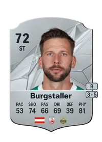 Guido Burgstaller Rare 72 Overall Rating