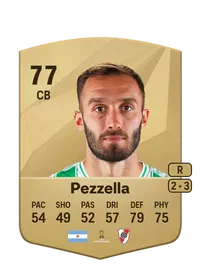 Germán Pezzella Common 77 Overall Rating