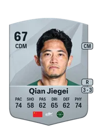 Qian Jiegei Common 67 Overall Rating