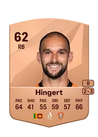 Jack Hingert Common 62 Overall Rating