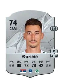 Filip Đuričić Rare 74 Overall Rating