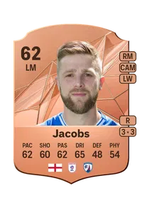 Michael Jacobs Rare 62 Overall Rating