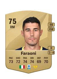 Marco Davide Faraoni Common 75 Overall Rating