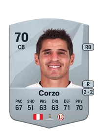 Aldo Corzo Common 70 Overall Rating