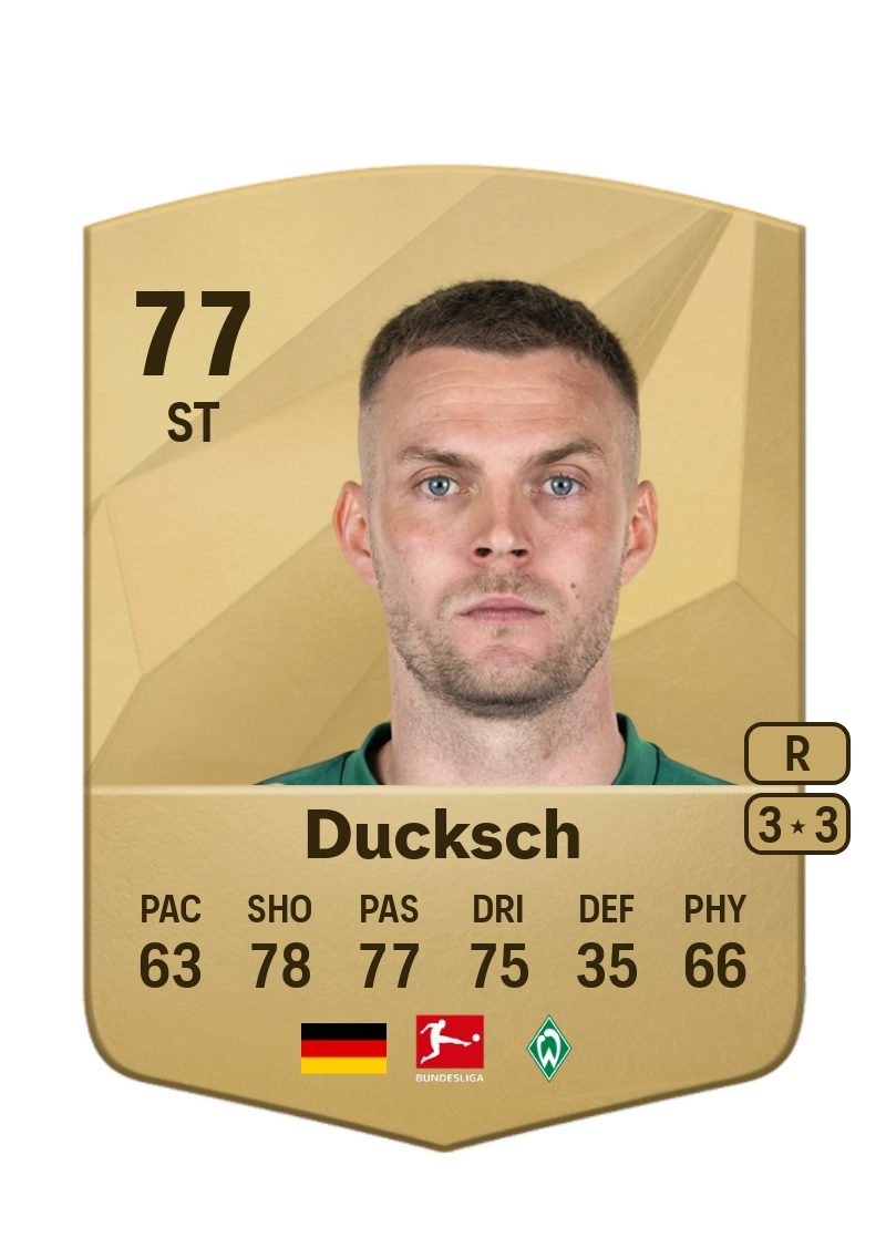 Marvin Ducksch Common 77 Overall Rating