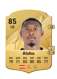 David Alaba Rare 85 Overall Rating