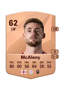 Conor McAleny Common 62 Overall Rating