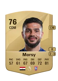 Sam Morsy Common 76 Overall Rating