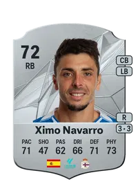 Ximo Navarro Rare 72 Overall Rating