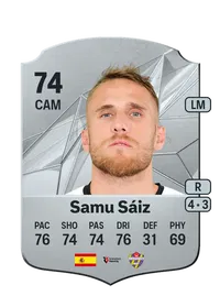 Samu Sáiz Rare 74 Overall Rating