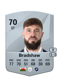 Tom Bradshaw Common 70 Overall Rating