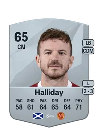 Andy Halliday Common 65 Overall Rating