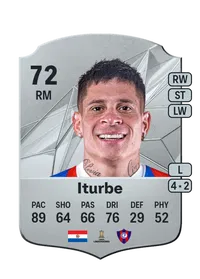 Juan Iturbe Rare 72 Overall Rating