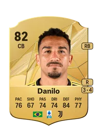 Danilo Rare 82 Overall Rating