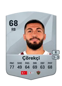 Kamil Çörekçi Common 68 Overall Rating